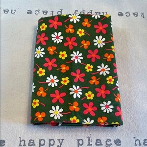 Vintage Flower Power Cordirory Fabric/Bright colors
